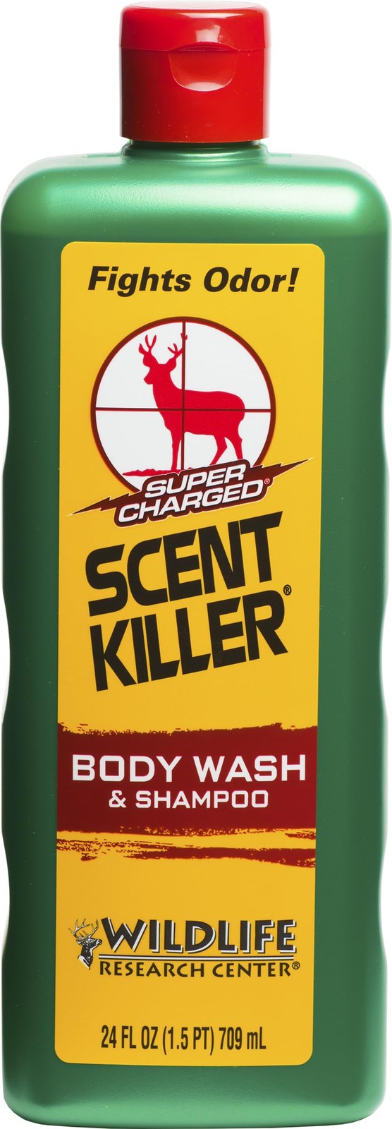 Scent Killer Body Wash and Shampoo for Hunting, 24 Ounce