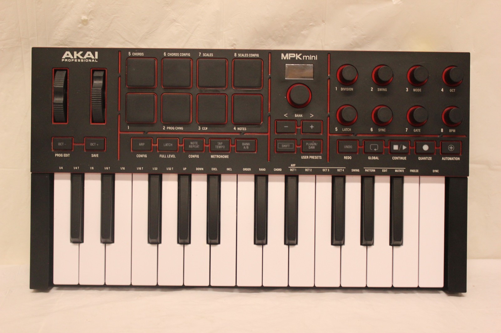 Akai Professional MPK Mini IV MIDI Keyboard Controller - Black C3