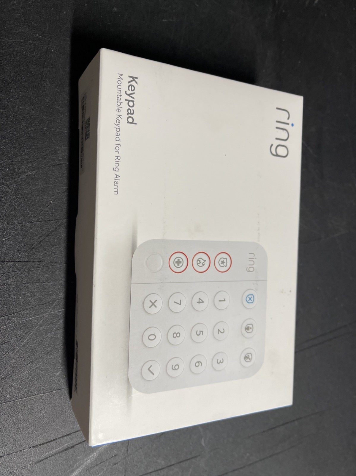 Ring Alarm Keypad (2nd Gen) with Adapter - White