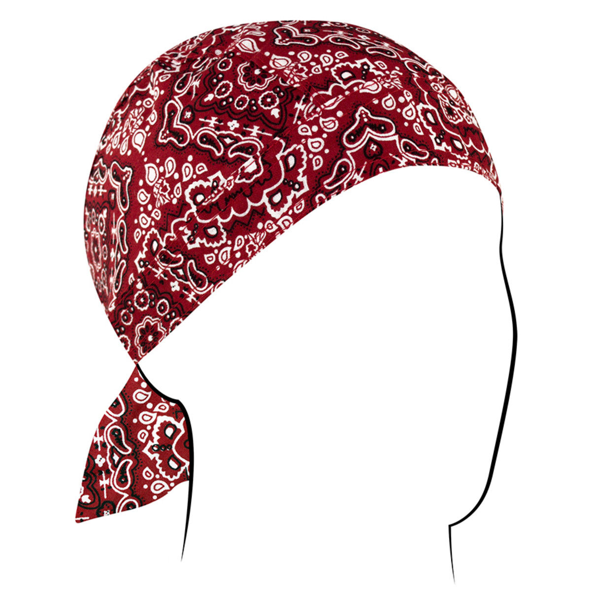 Zan® Flydanna® Cotton Red Paisley