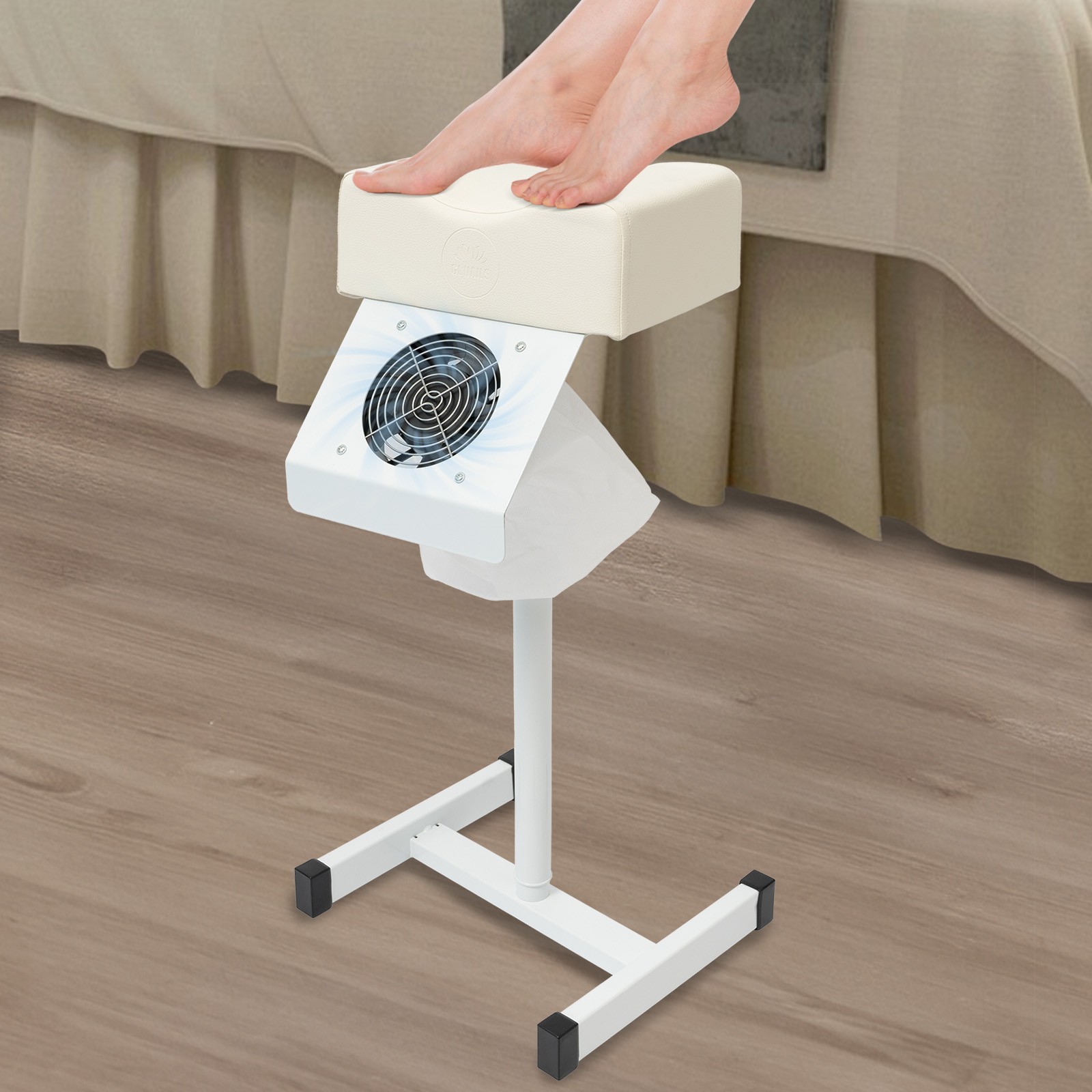 Pedicure Stool Chair Salon Lift Stool Footrest for Pedicure Adjustable