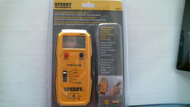 Sperry Instruments Auto-ranging Digital Multimeter DM6260, FREE SHIPPING