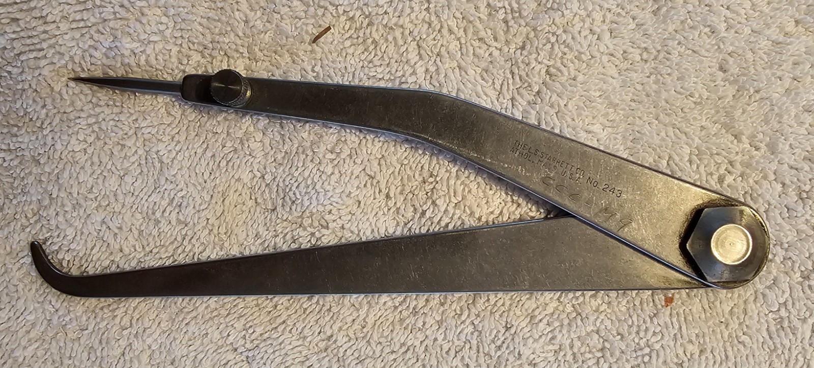 USED STARRETT 6” HERMAPHRODITE(ODDLEG) CALIPER #243-6