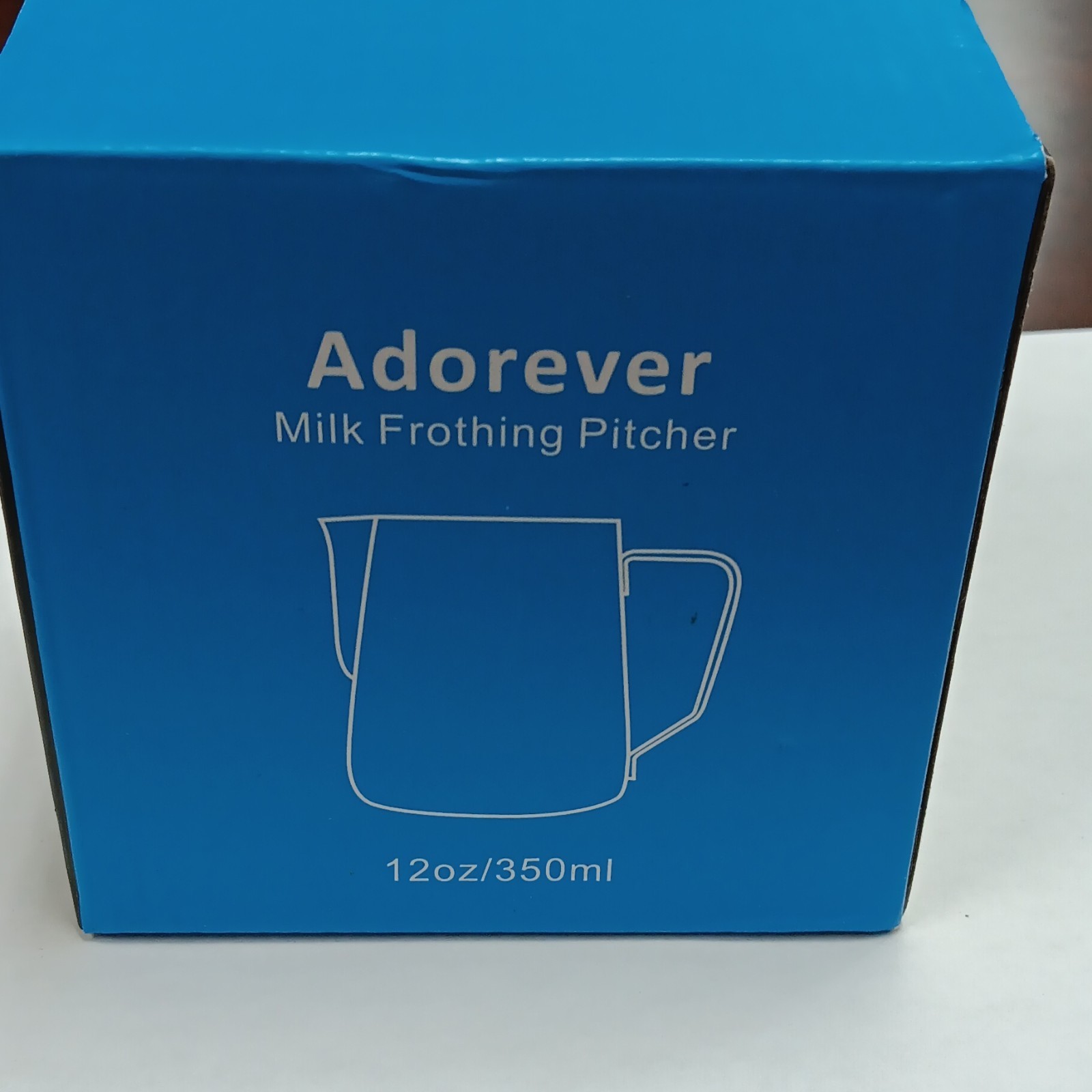 Adorever Milk Frothing Pitcher 12oz/350ml Stainless Steel Silver Nespresso