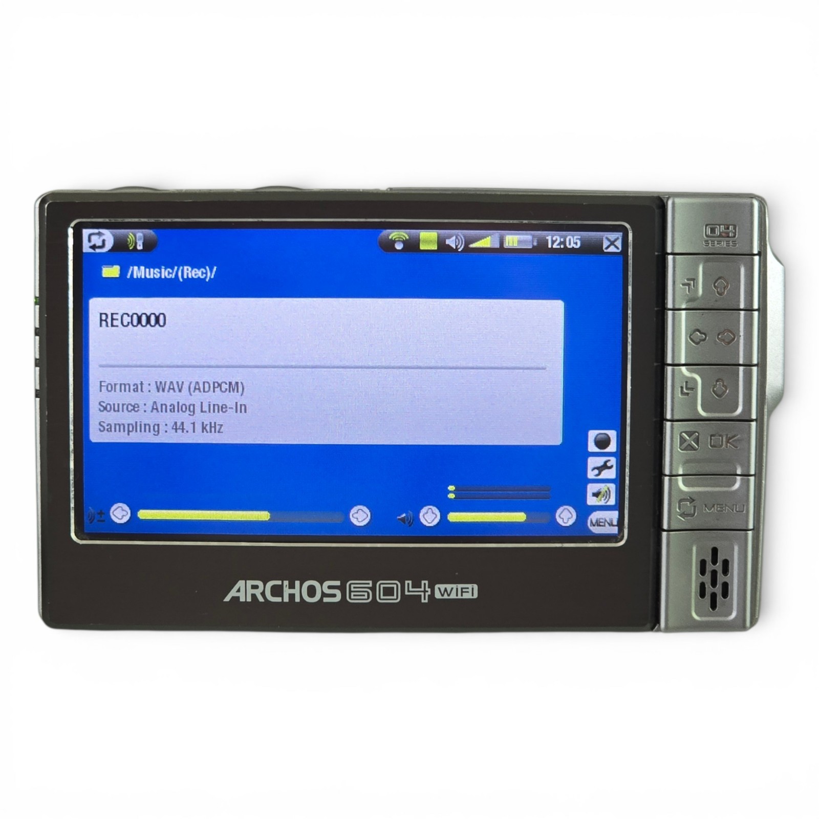 ARCHOS 604 WiFi Silver Digital Media Player Bundle CORDS DOCK REMOTE 2x BATTERY+