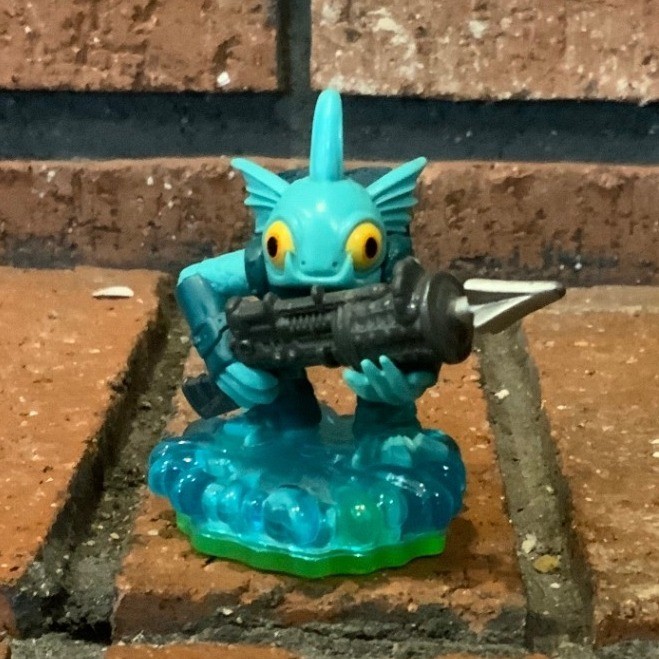 Skylanders Spyros Adventures Gill Grunt Figure Activision 2011
