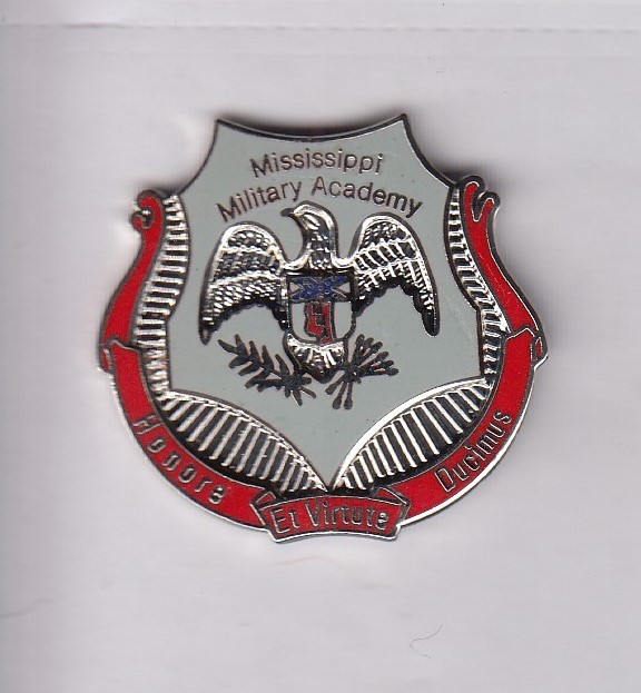 ROTC Mississippi Military Academy MMA crest DUI badge G-23