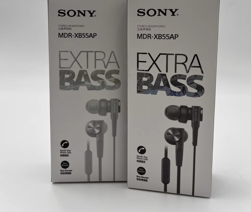 For SONY MDR-XB55AP Bass Booster In-Ear Wired Headphones In-line Remote Mic