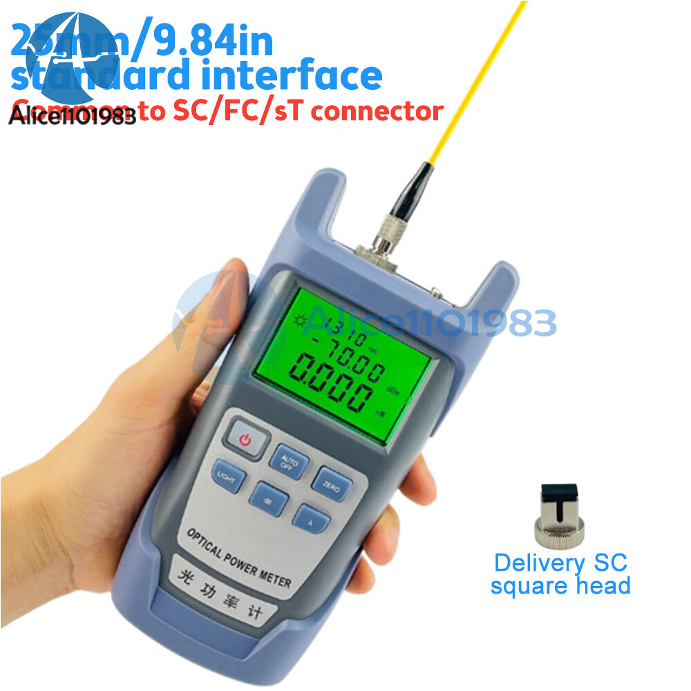 Fiber Optic Tool Kit -70~+10dBm Optical Power Meter Visual Fault Locator 10mw