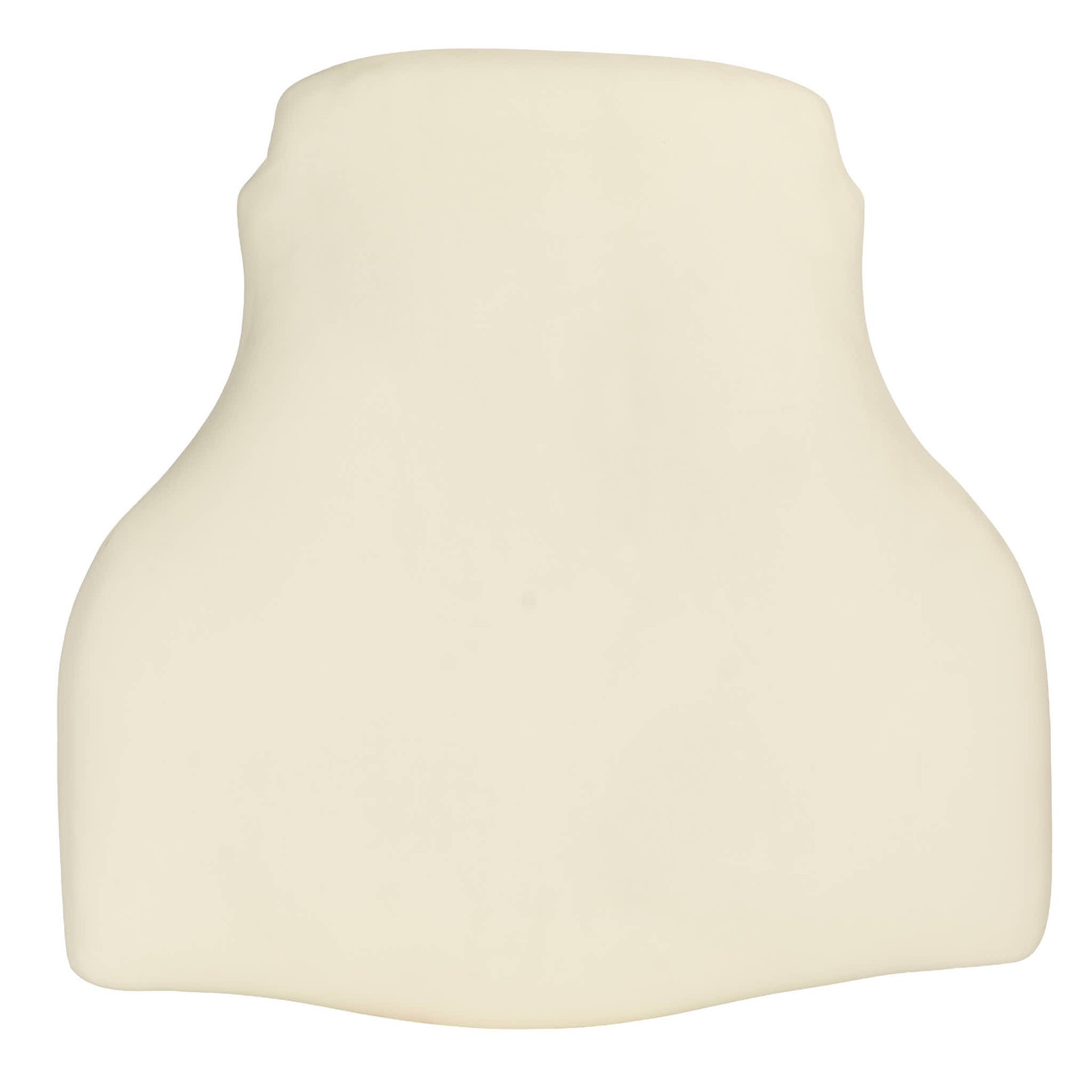 Ivory 2.0" Thick Vinyl Panel Back Replacement Cushion for Louis Pop and Royal