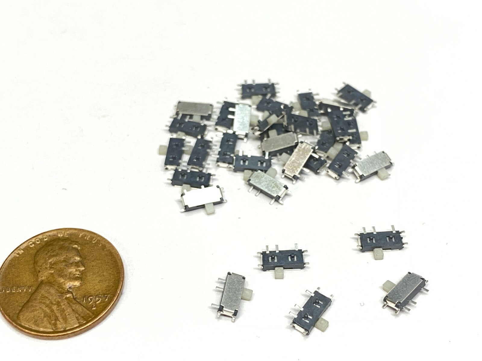 30 Pieces MSK-12C02 Slide switch 7 Pin smd horizontal small mini Tactile PCB