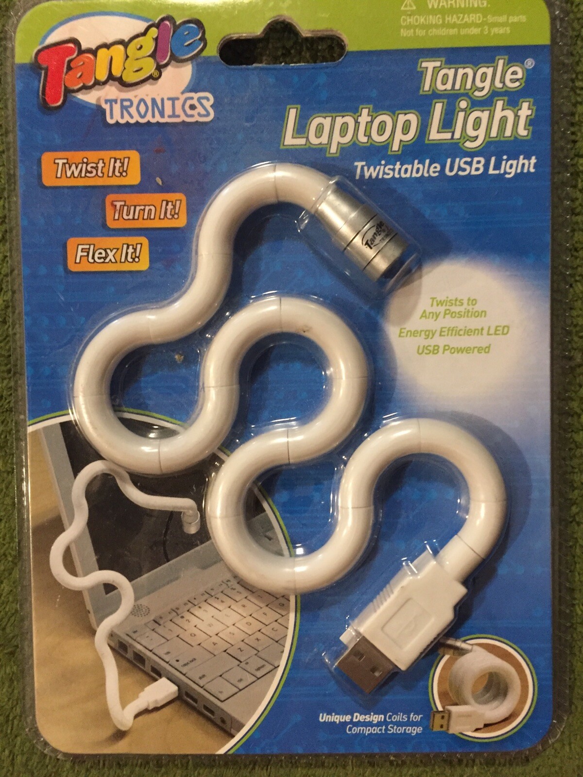 Tangle Laptop Computer Twistable USB Light *NEW* Twist It Turn It Or Flex It