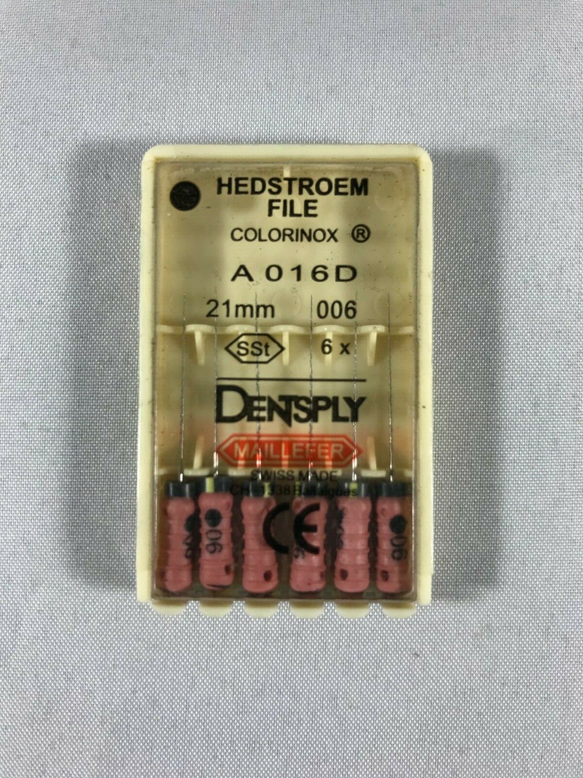 Dentsply Maillefer H-file Endodontic stainless steel 21mm All sizes 30 files/pk