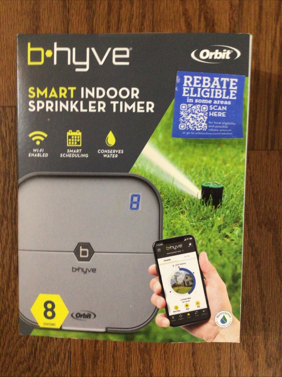 Orbit b Hyve 8 Station Smart Wi-Fi Indoor Smart Sprinkler Timer 57925