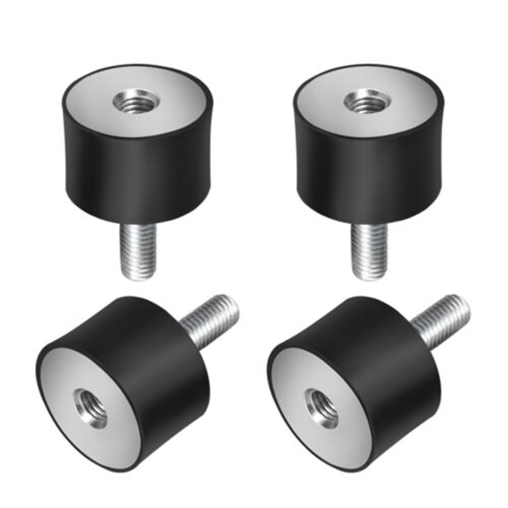 4Pcs M8 Anti Vibration Rubber Mounts High Quality Exhaust Car Shock Absorber