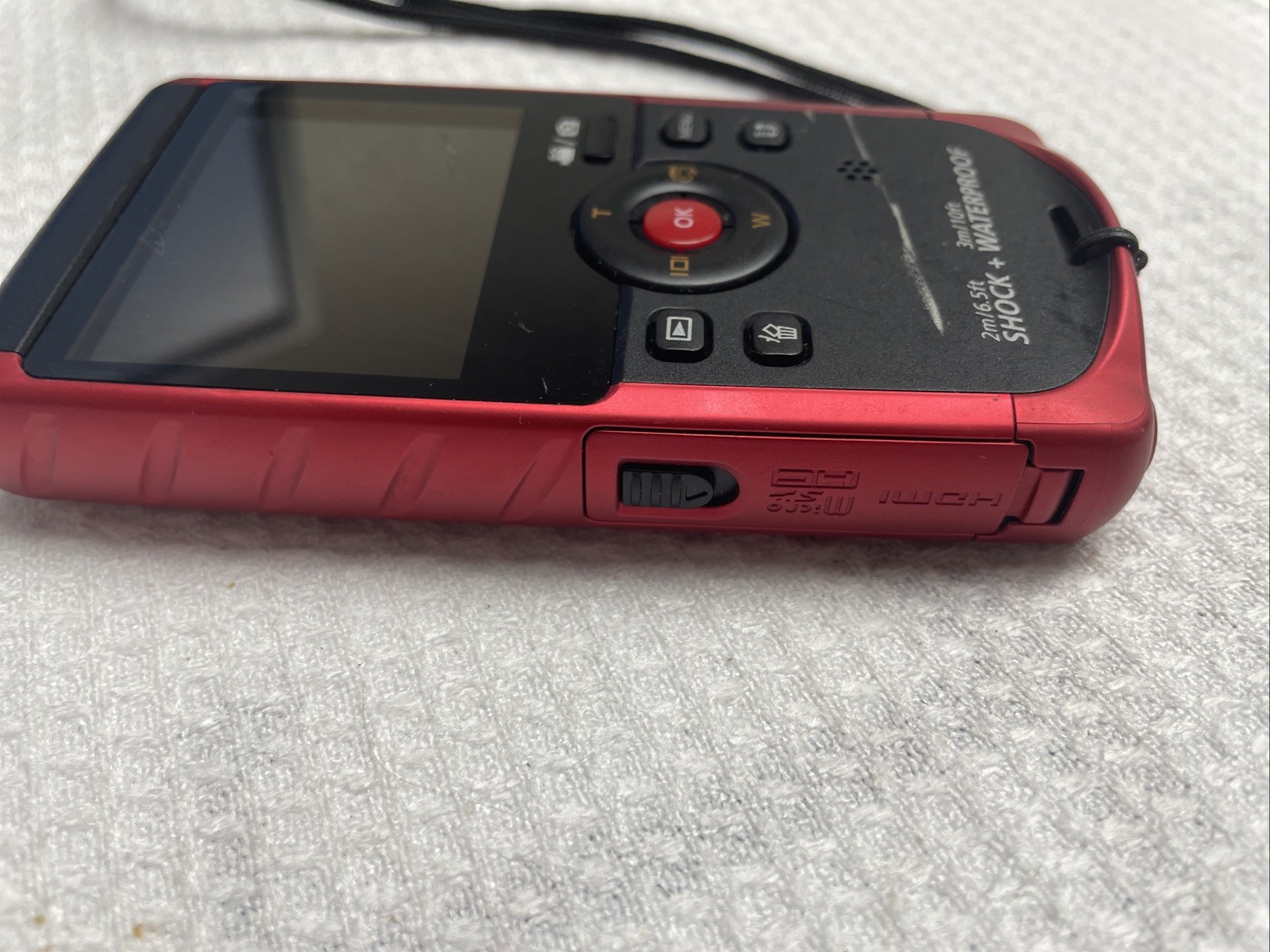 Samsung HMX-W190RN/XAA Camcorder/Camera Waterproof/WORKING
