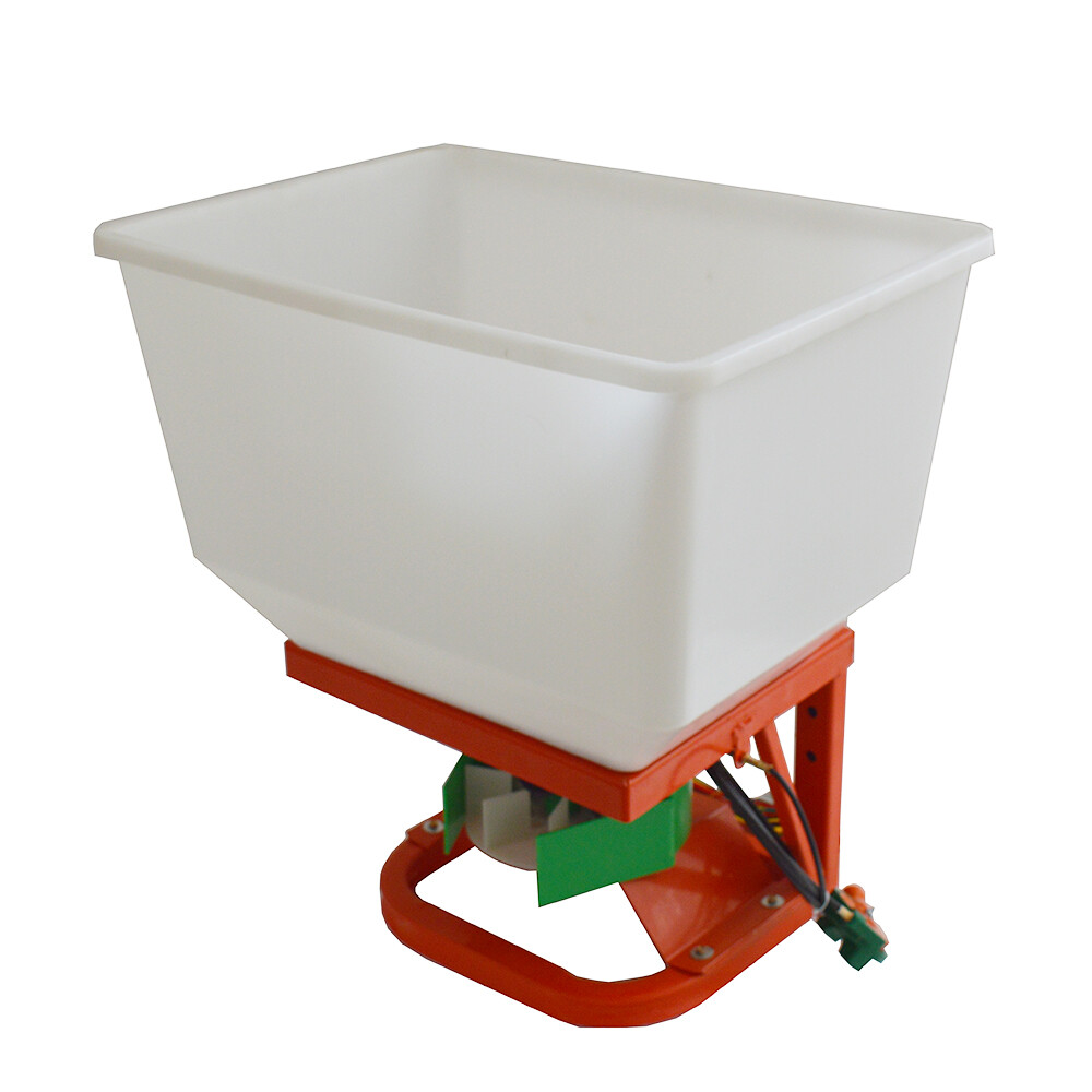 12-Volt ATV 265lbs Capacity Dry Material Broadcast Spreader Fertilizer Salt Seed