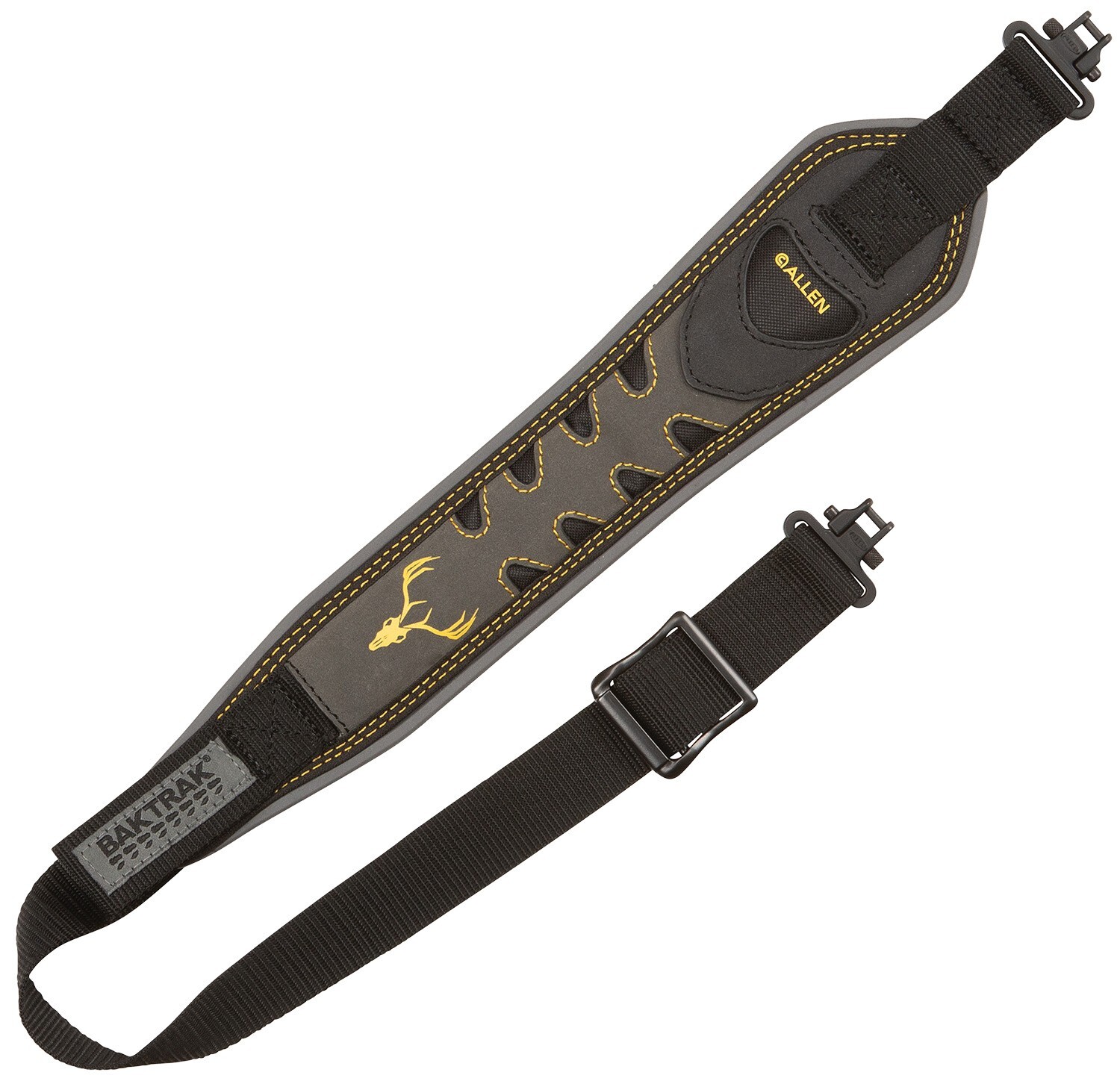 Allen 8357 Aspen 2 Point Sling w/Swivels Gray Nubuck Leather w/Bak