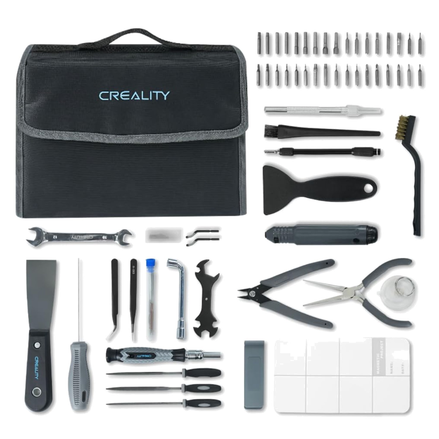 Creality 74-Piece 3D Printer Tool Kit - Efficiency & Organization Redefined