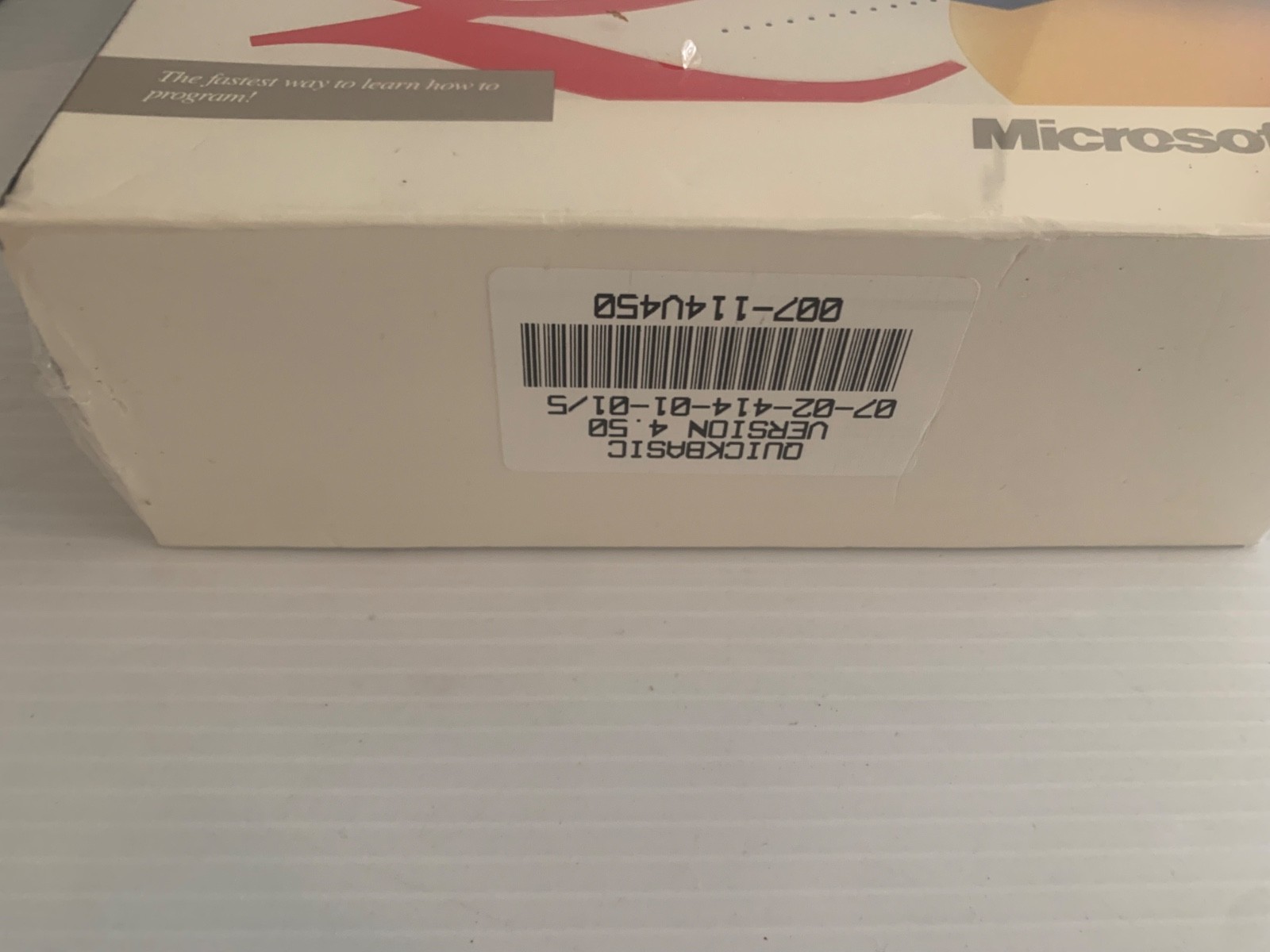 Vintage 1988 Microsoft QuickBasic, for version 4.5, Complete In Sealed Box
