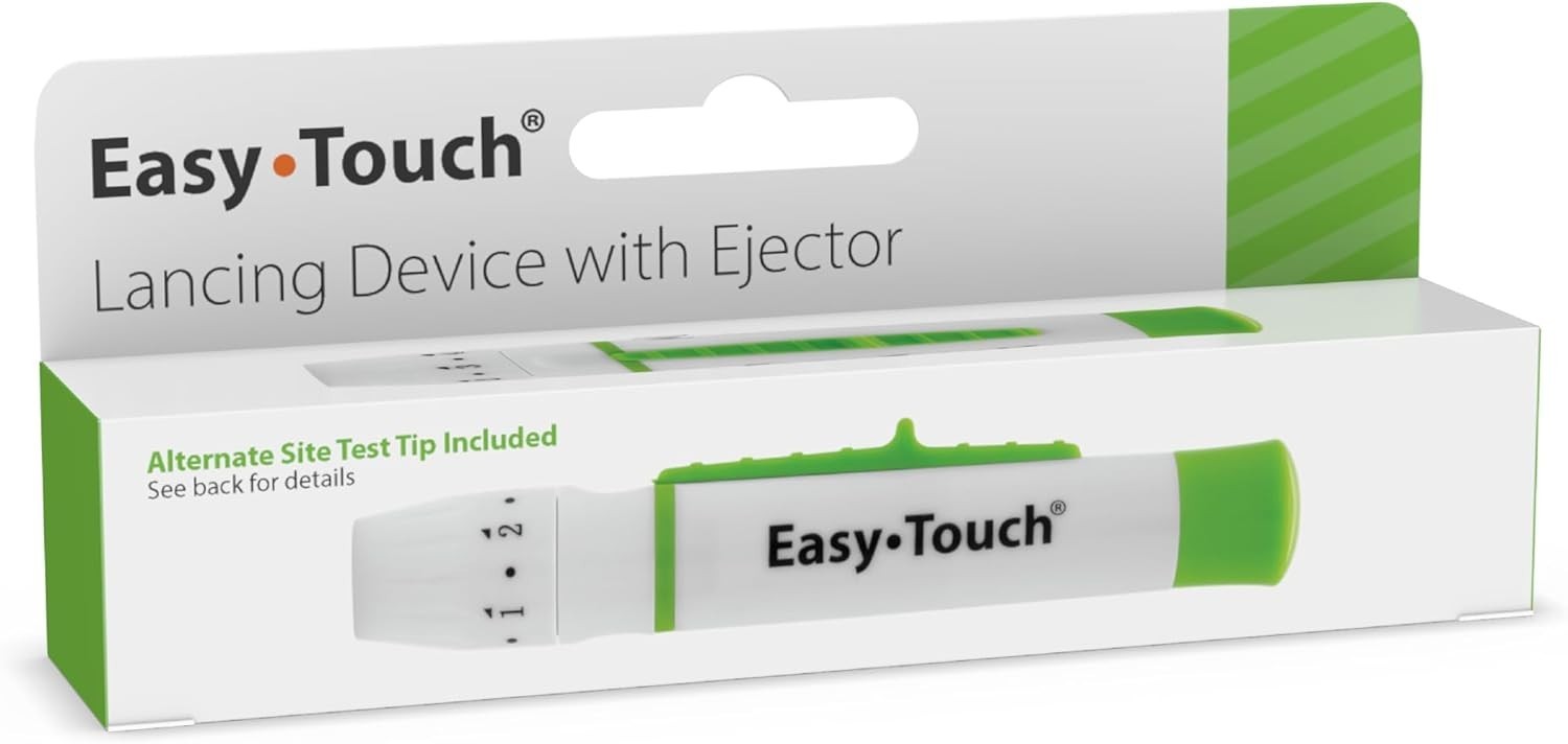 Professional Lancing Device with Ejector: Adjustable Depth for Precise Testing