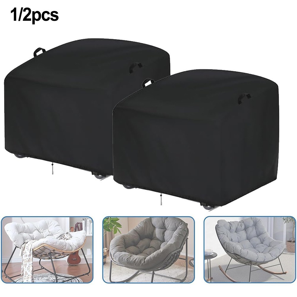 Waterproof Chair Cover for Rocking Chairs 113x98x90cm Easy Clean Design