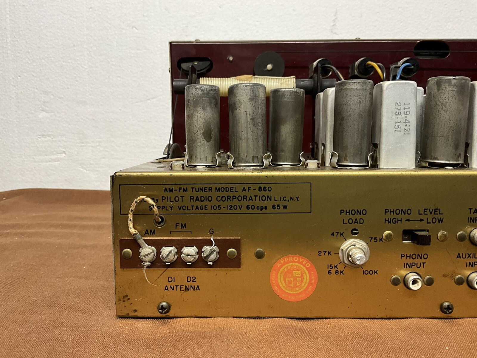 Pilotuner AM-FM Tuner Model AF-860