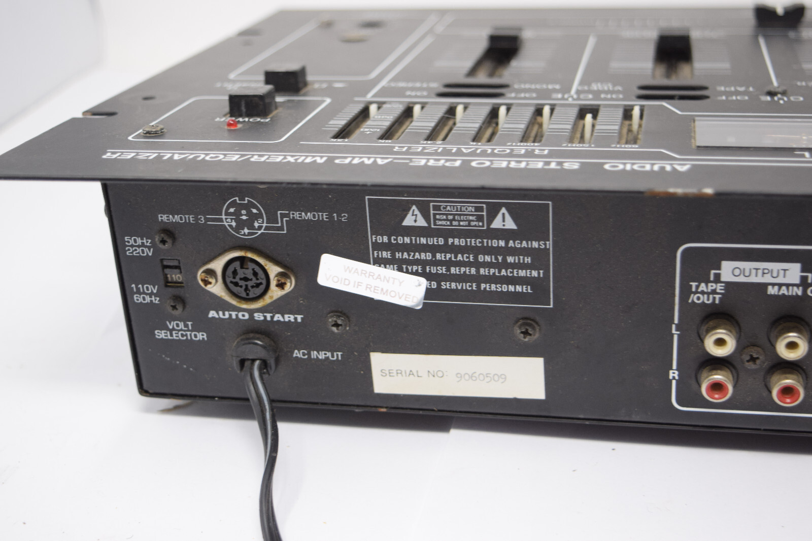 Lineartech SL-3000 Pre AMP Mixer Equalizer Works *READ