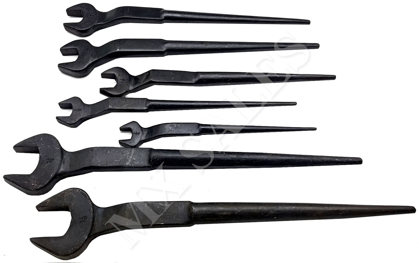 7pc IRON WORKER SPUD WRENCH SET CONSTRUTION WRENCH ALIGNING BOLTS