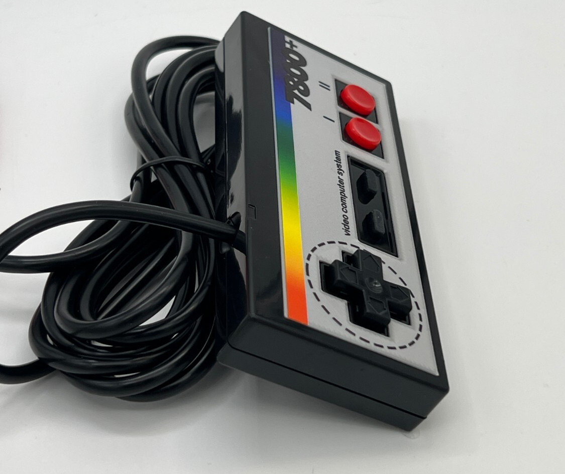 Atari 7800+ 7800 2600 Controller Control Pad Gamepad Joystick CX78 "Metallic"