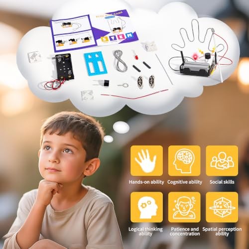 STEM Toy Science Kits, 8 Set Electric Circuit Boy Crafts for Kids Age 8-12 |