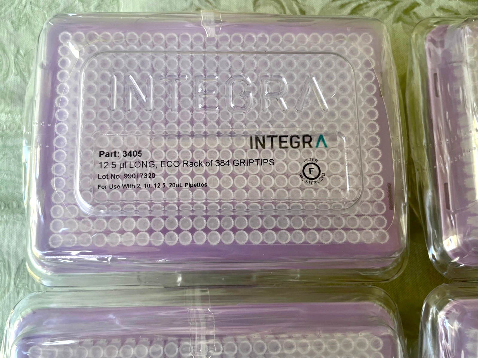 1  INTEGRA GripTips Eco Rack Long 12.5µl Filtered, Long 3405