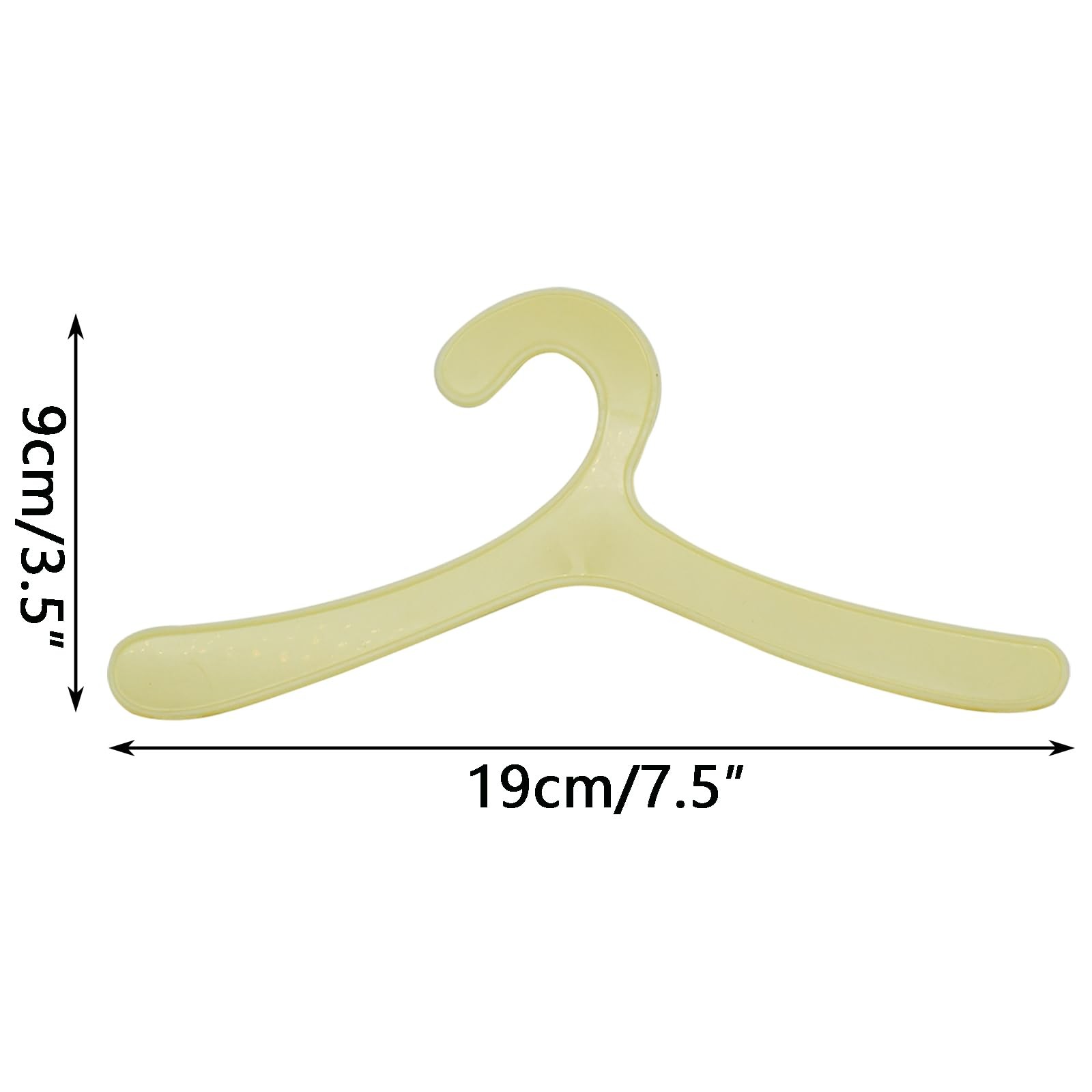 20pcs 20cm Length Puppy Cat Kitten Small Pet Mini Clothes Plastic Hanger