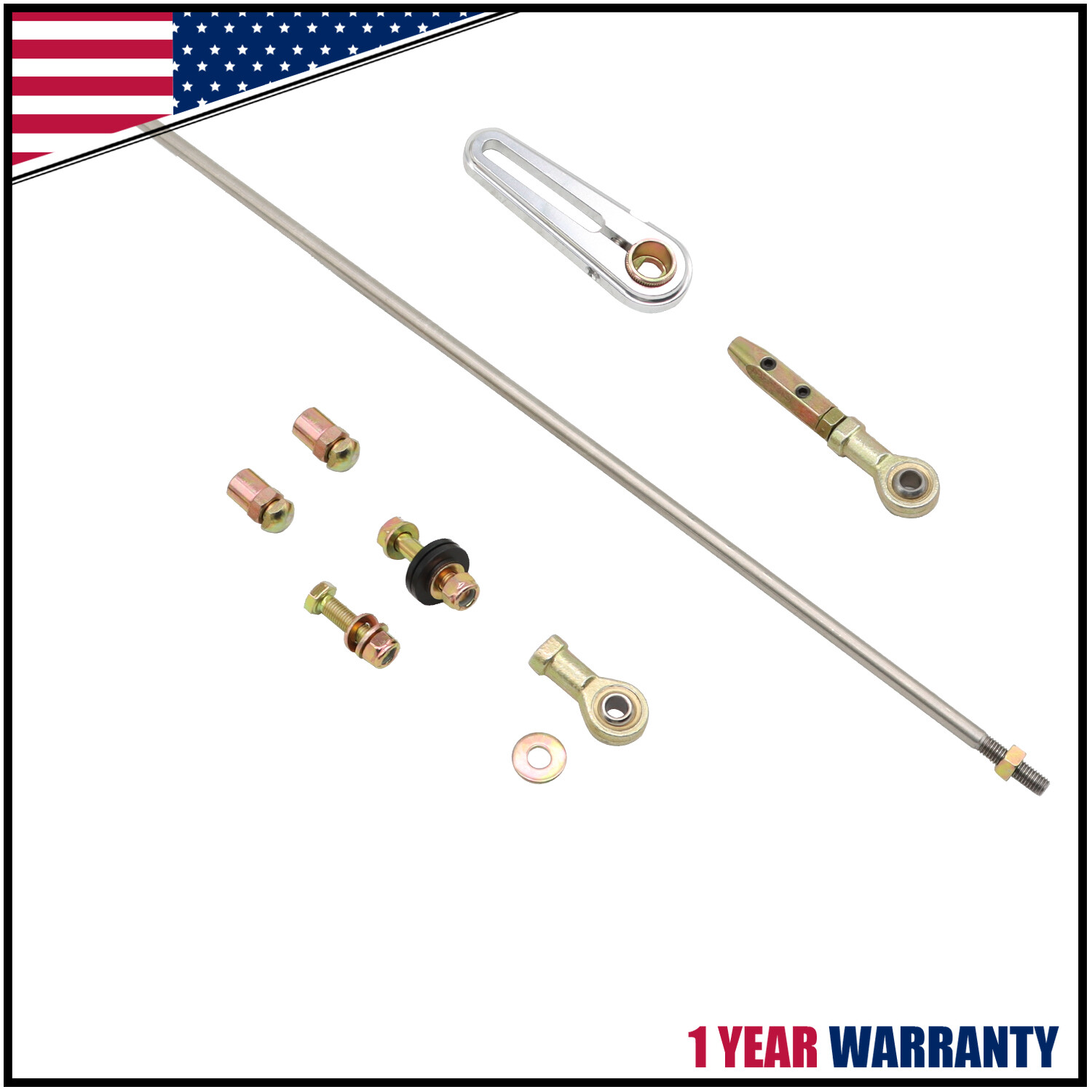 Universal Adjustable Column Shift Linkage Kit For GM Transmissions 350 400 700R4