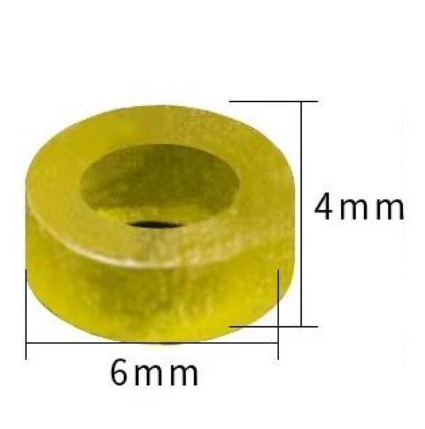 Yellow Latex Rubber Bait Bands 4-5-6mm - Various Qty's General Fishing