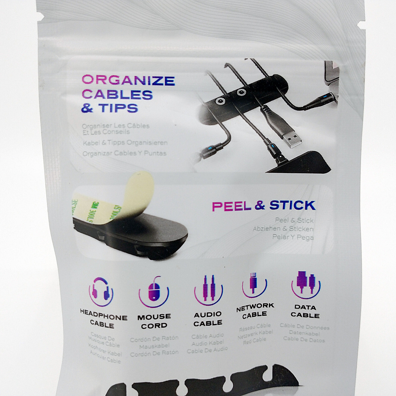 Statik Cable Organizer With Magnetic Tip Holder