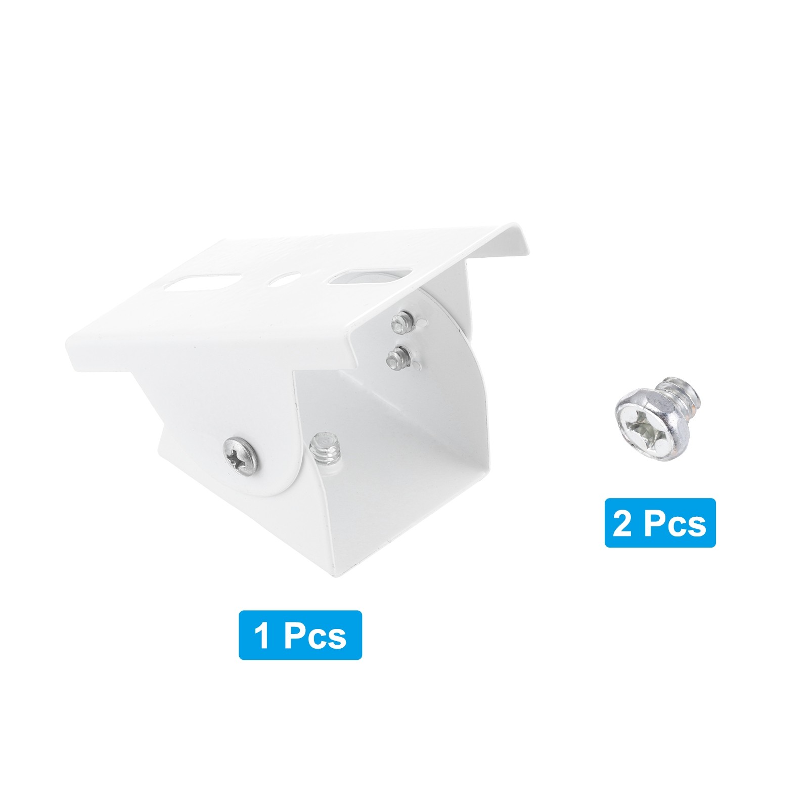 Security Camera Joint Mounting 2 Inch, Steel Crossbar Mounting Bracket, White