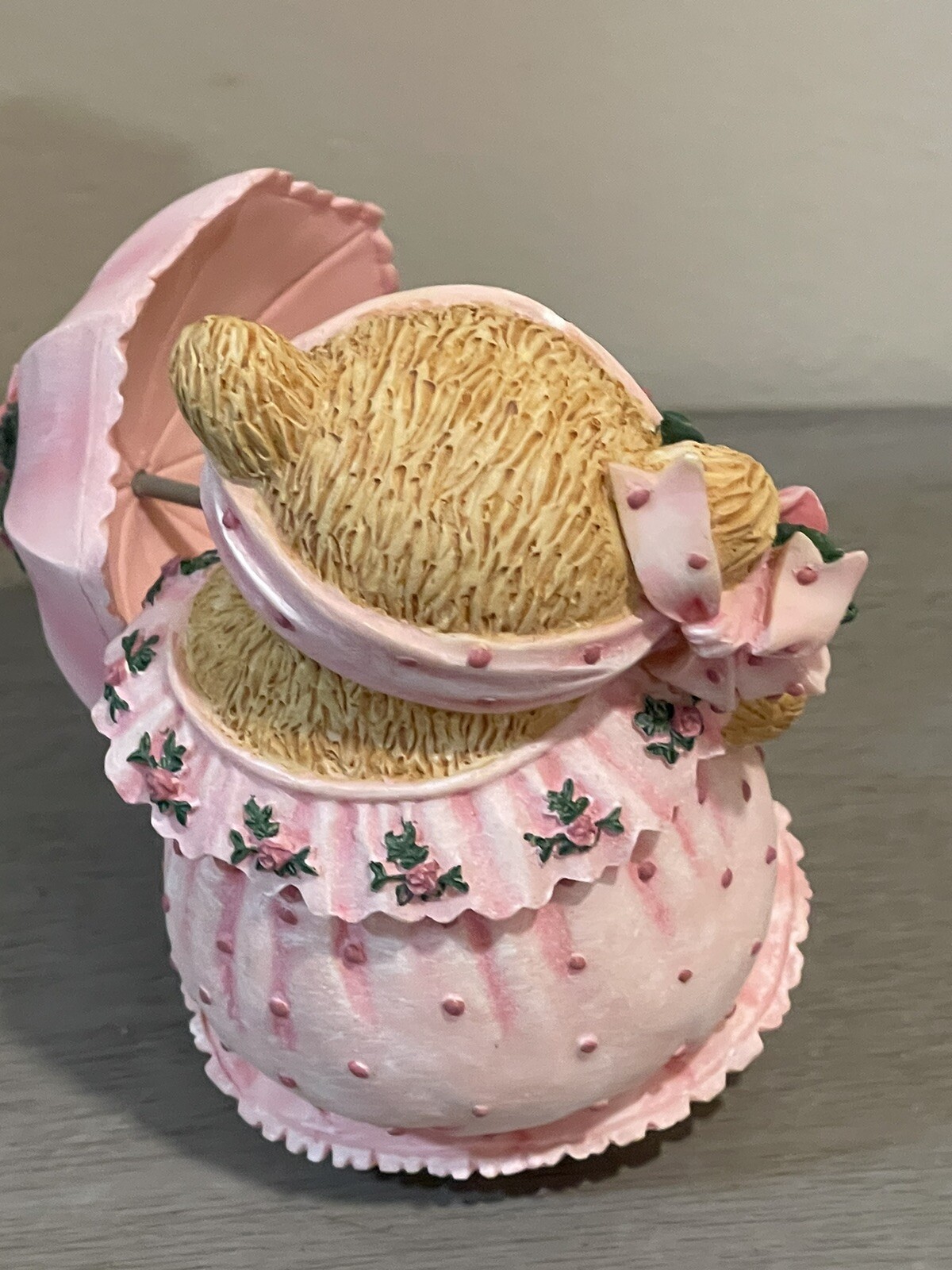 Cheerful Mary Teddy Bear Pink Rose Umbrella