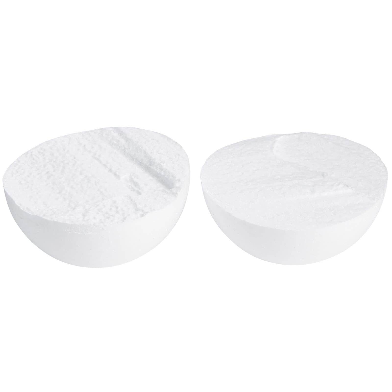 4-Pack Solid Foam Balls for Crafts 5 Inch White Polystyrene Spheres
