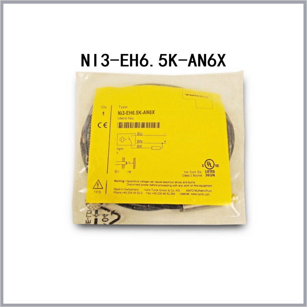 TURCK NI3-EH6.5K-AN6X NI3-EH6.5K-AN6X-V1131 NI3-EH6.5K-AP6X-V1131 NI3-EH6.5K-Y1