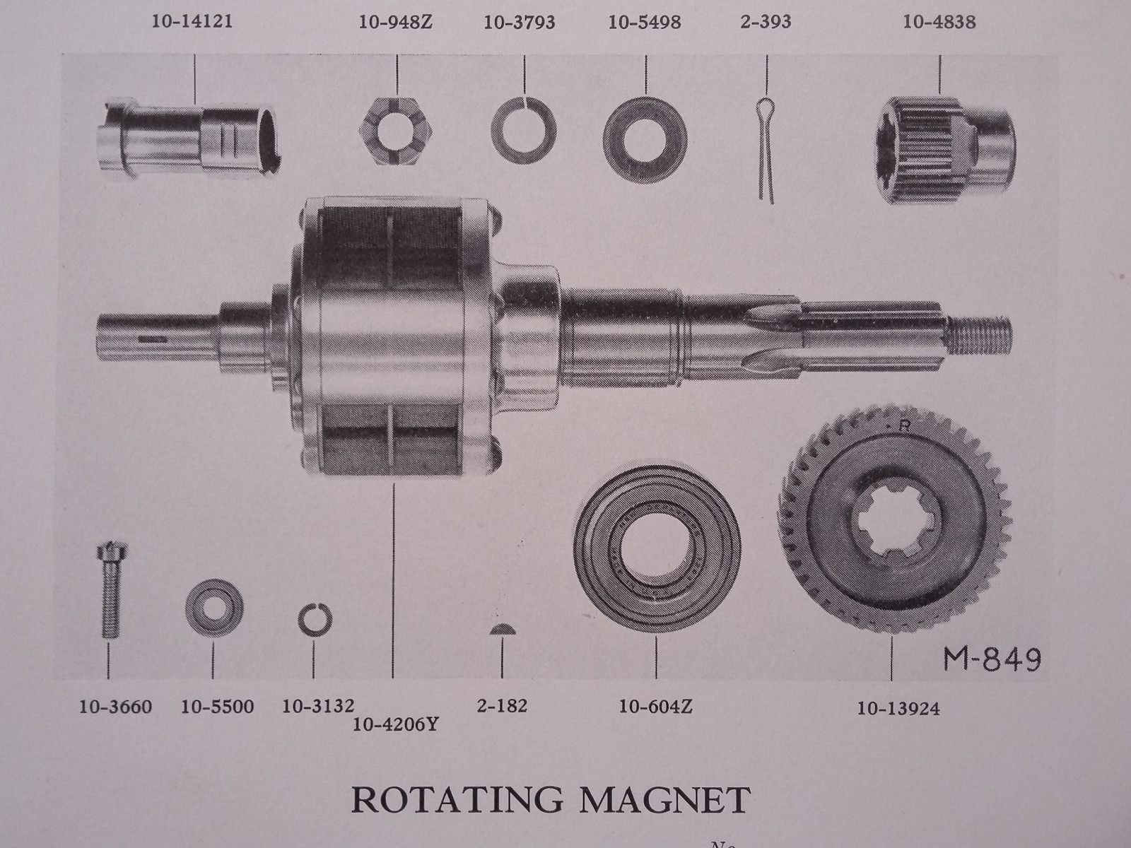 Bendix Scintilla SF7RN-1 Parts Booklet
