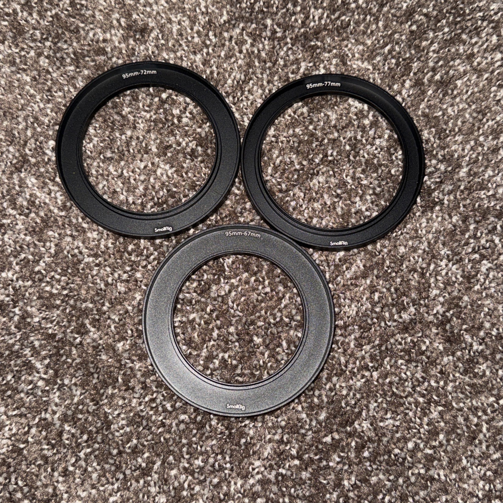 Smallrig 95mm Step Down Ring Lot 95-77, 95-72, 95-66