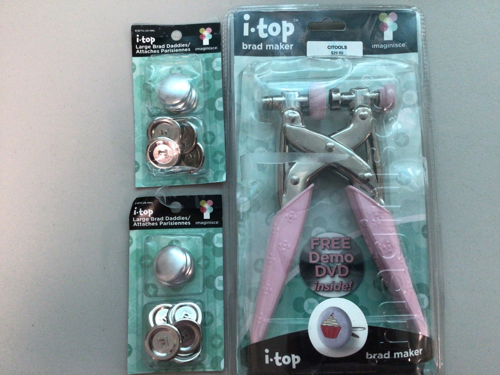 Imaginisce i-Top Brad Maker Custom Brad Topper New in Box