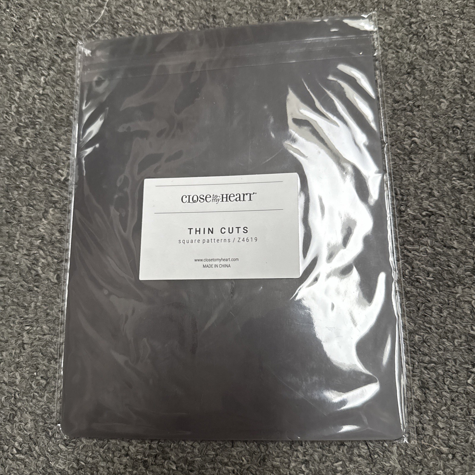 CTMH SQUARE PATTERNS Thin Cuts #Z4619 New Sealed Package Dies Only