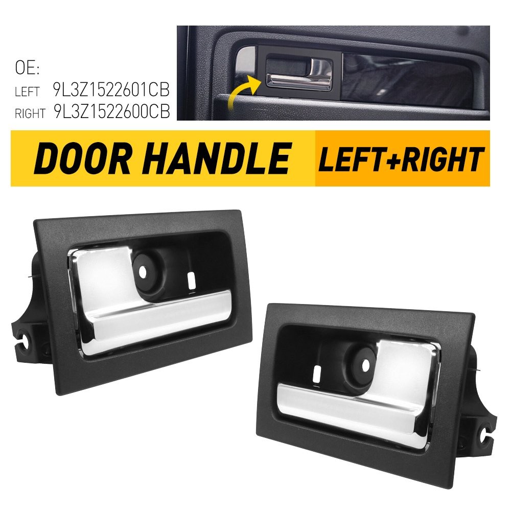 For 2009-2014 Ford F-150 Front or Rear LH+RHside Chrome Interior Door Handle