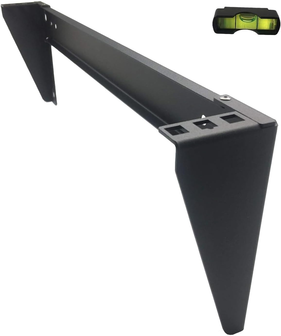 Versatile 1U Wall Mount Patch Panel - Up to 125lbs Capacity, Easy Installation