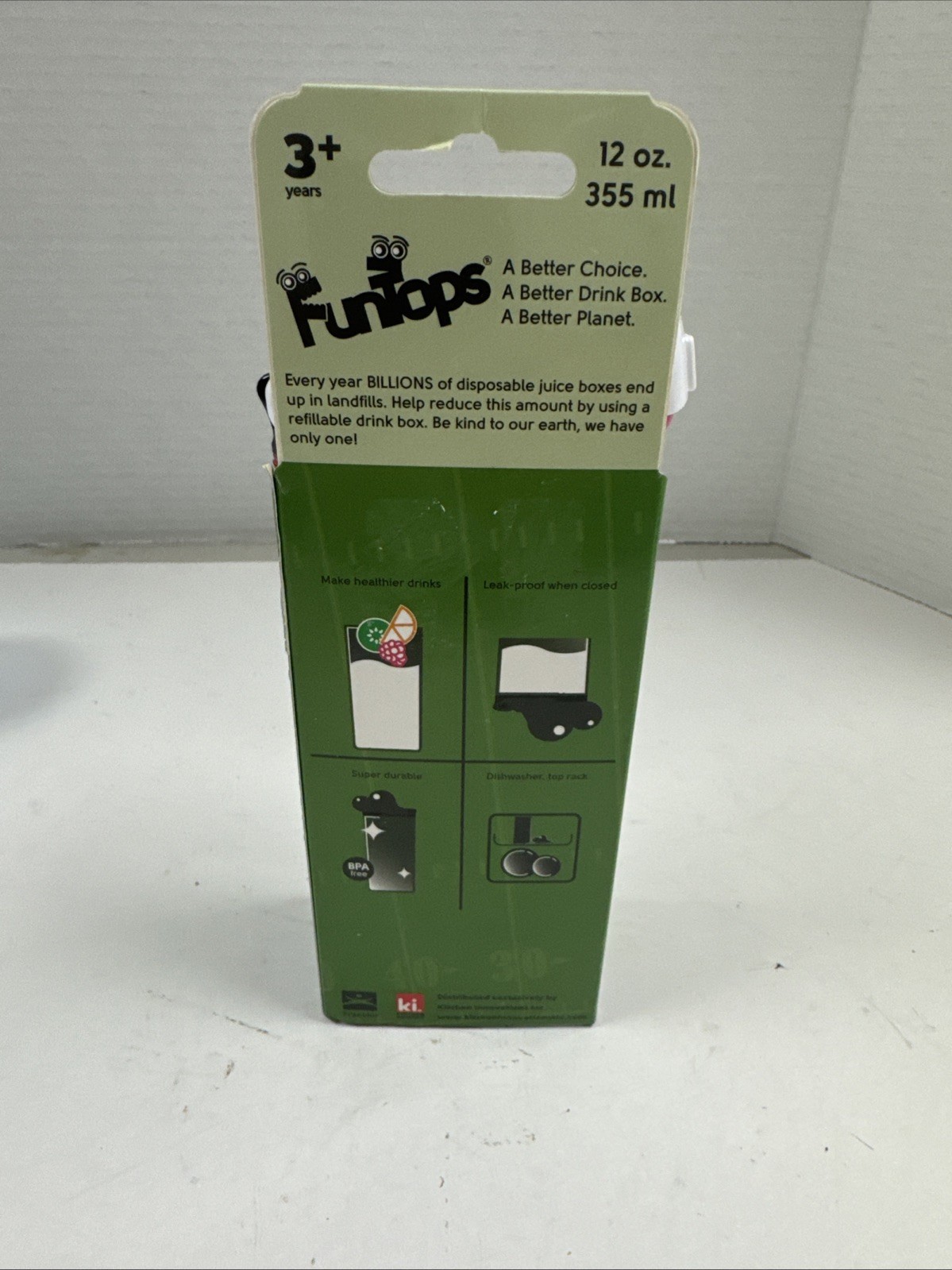 FUNTOPS Reusable Water Bottle | Officially Licensed Georgia Bulldogs