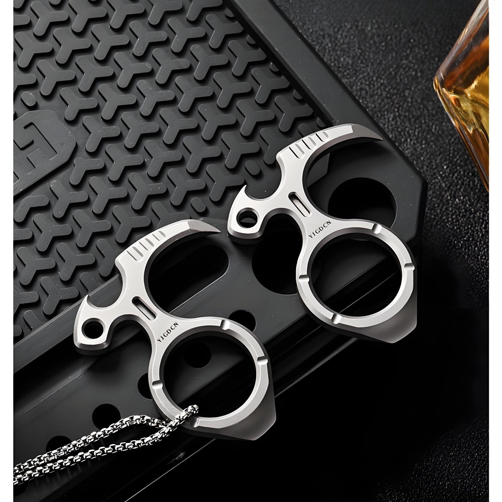 Titanium Alloy EDC Multi Tool Bottle Opener Outdoor Camping Pocket Gear