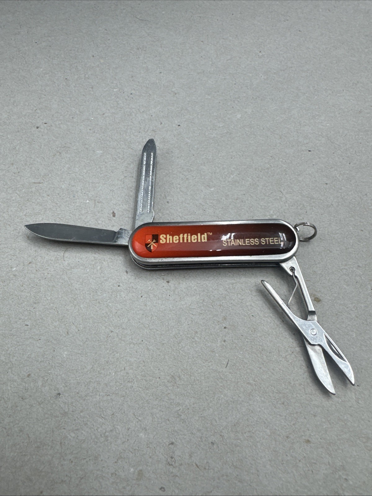 SHEFFIELD 3 Piece Multi Tool Knife- Scissors- Nail File