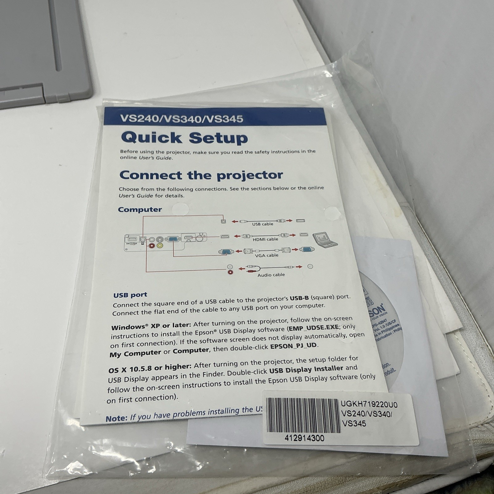 ELMO HV-110XG Visual Presenter With Case